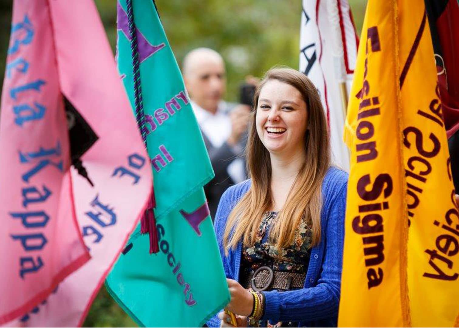 Saint Michael's College Honors Flag Bearer