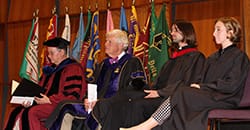 faculty and staff at academic convocation