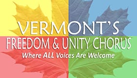 Vermont Freedom and Unity Chorus logo