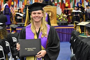 Saint Michael's College honors student Patty Kohn