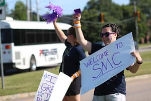 Saint Michael's College celebrates Move In Day.