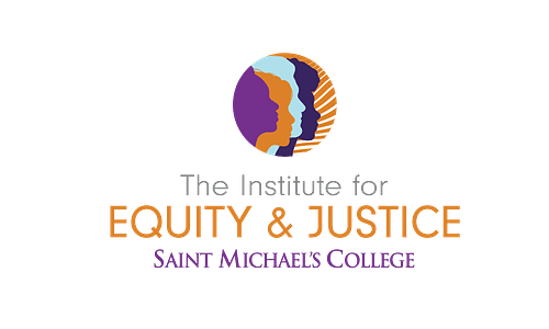 The Saint Michael's College Center for Equity and Justice logo.