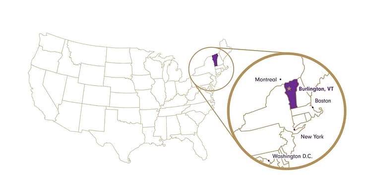 Map of Saint Michael's College location