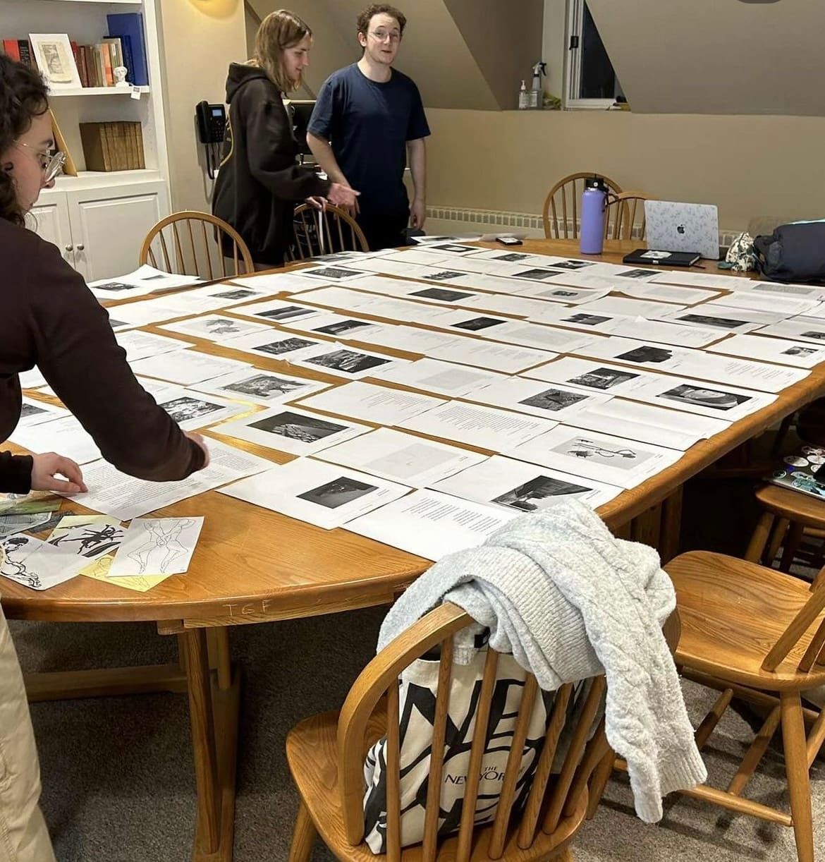 The Onion River Review club puts together the annual literary magazine that they produce. 