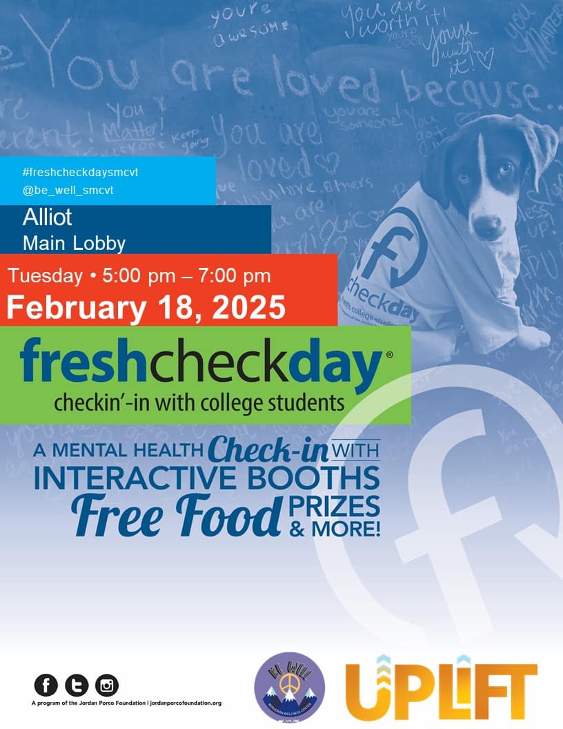 A flyer for Fresh Check Day on Febraury 18, 2025.